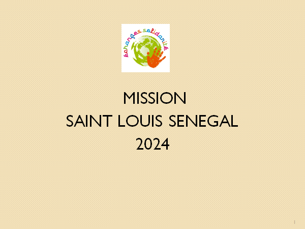 Mission Sngal 2024